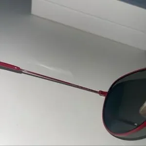 Celine | Accessories | Celine 59mm Shinny Red Green Pilot  display picture 3